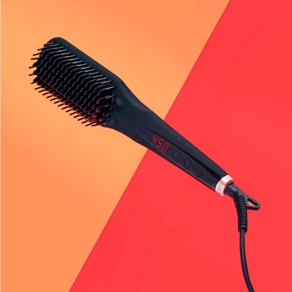 NEW Amika polished perfection straightening brush
